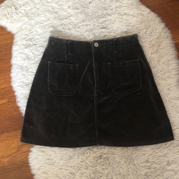 Esprit Gray Cotton Skirt - Picture 1 of 6